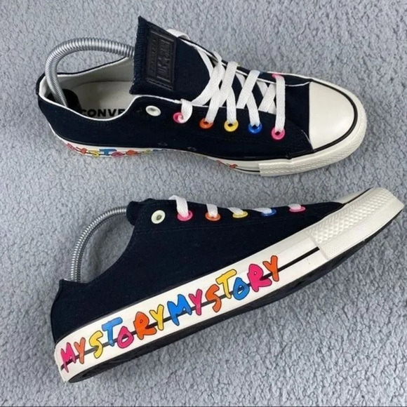 Converse sneaker chuck Taylor All Star Ox My Story Black Mens 9 Shoe Unisex - Picture 13 of 13